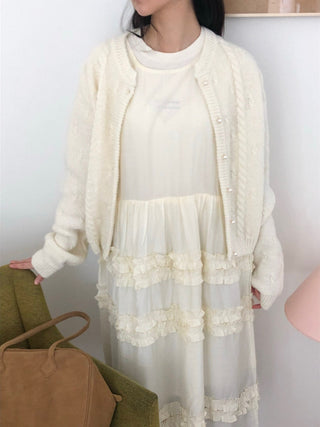 Pleated Wooden Ear Dress