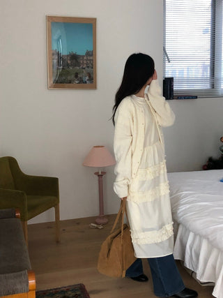 Pleated Wooden Ear Dress