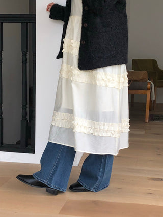 Pleated Wooden Ear Dress