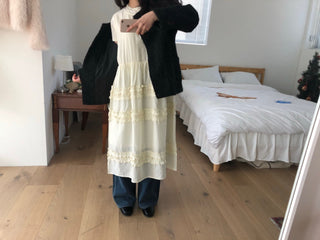 Pleated Wooden Ear Dress