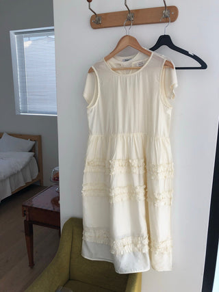 Pleated Wooden Ear Dress