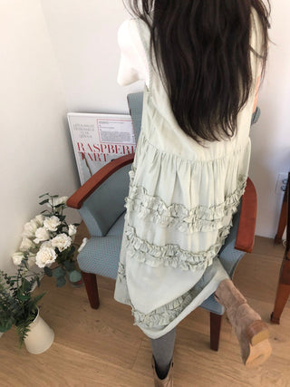 Pleated Wooden Ear Dress