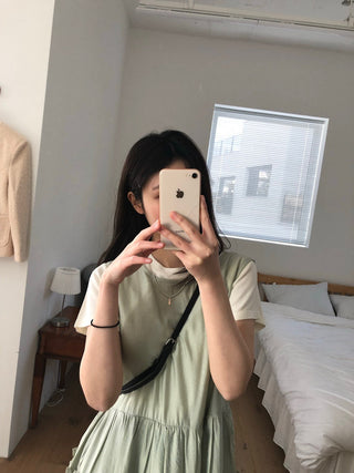 Pleated Wooden Ear Dress