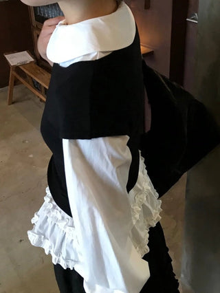 Doll Collar Puff Sleeve Shirt