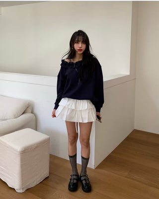 Pleated Cake Dress Pant skirt