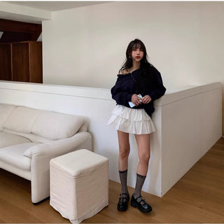 Pleated Cake Dress Pant skirt