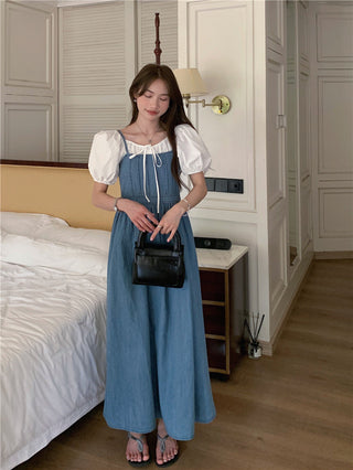 French Denim Sling Dress