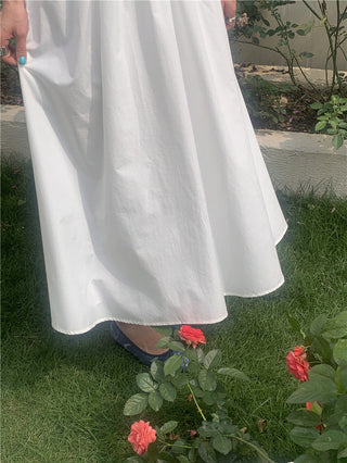 Sweet Sleeveless Tops Skirt