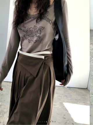 Geometric Waist Tutu Skirt