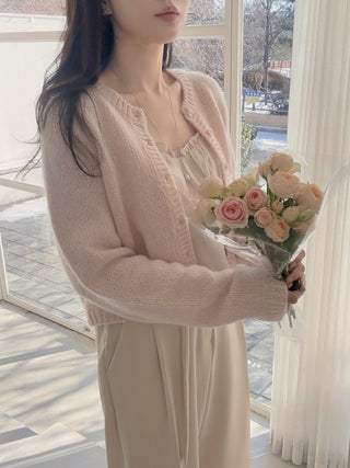 Ear Pleated Lace Top