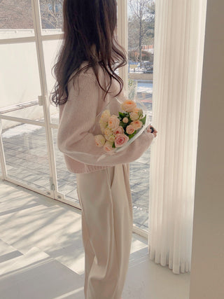 Ear Pleated Lace Top