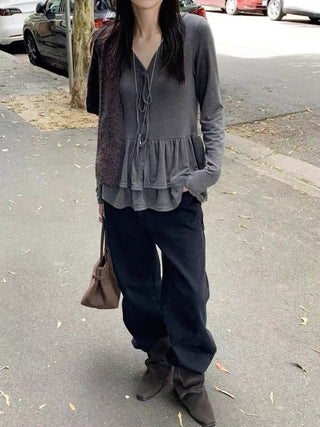 Double Layer Hem Dress