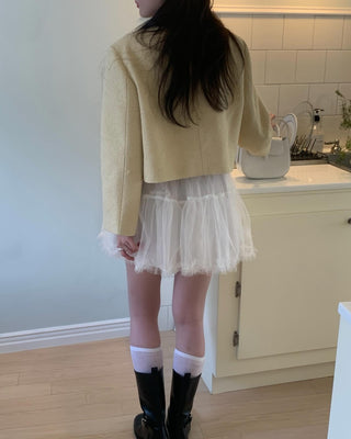 White Lace Cake Dress