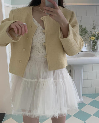 White Lace Cake Dress