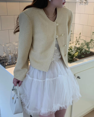 White Lace Cake Dress