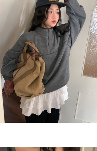 Multi-Layer Wooden Ear Skirt