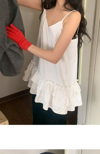 Multi-Layer Wooden Ear Skirt