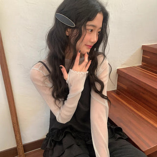 Multi-Layer Wooden Ear Skirt