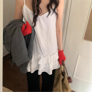 Multi-Layer Wooden Ear Skirt