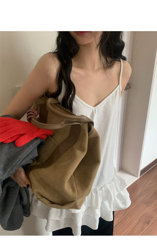 Multi-Layer Wooden Ear Skirt