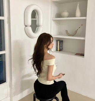 Cross Halter Knitted Tops