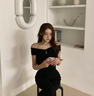 Cross Halter Knitted Tops