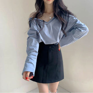 Off-Shoulder Bandage Dress Tops