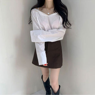 Off-Shoulder Bandage Dress Tops