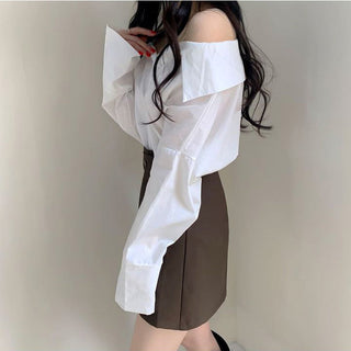 Off-Shoulder Bandage Dress Tops