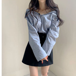 Off-Shoulder Bandage Dress Tops