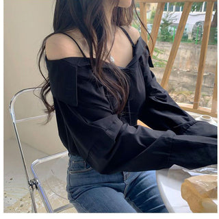 Off-Shoulder Bandage Dress Tops