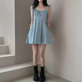 French Retro Slim A-Line Dress