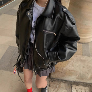 Retro PU Leather Jacket