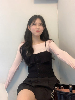 Bow Lace Up Long Sleeve Shirt