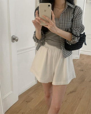 Lightweight Plaid Shirt