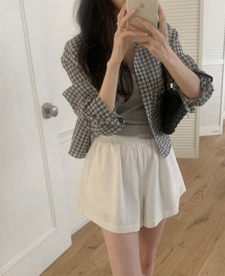Lightweight Plaid Shirt