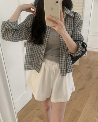 Lightweight Plaid Shirt
