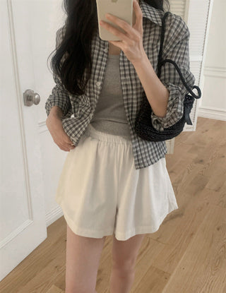 Lightweight Plaid Shirt