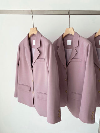 Textured Purple Blazer