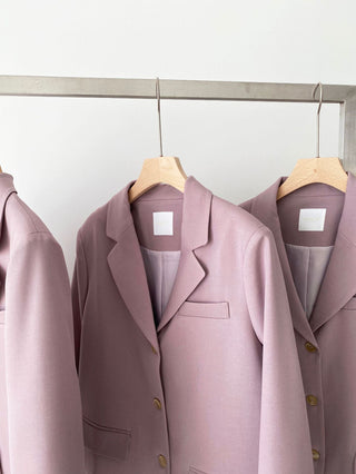 Textured Purple Blazer