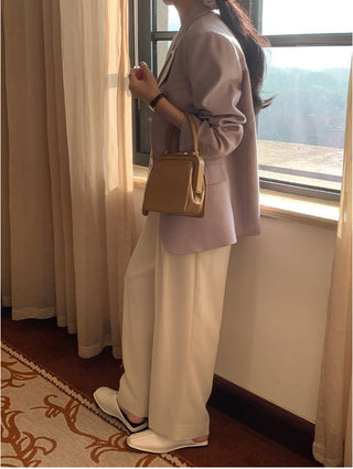 Textured Purple Blazer