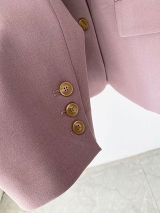 Textured Purple Blazer