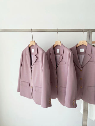 Textured Purple Blazer