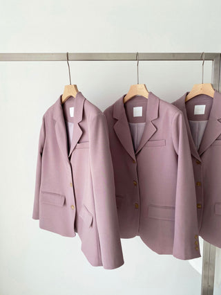 Textured Purple Blazer