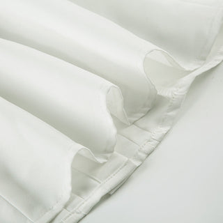 Preppy White Split Tops