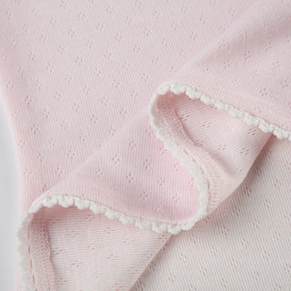 Bow Pleated Square Collar Top
