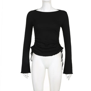 Basic Pleating Casual Top