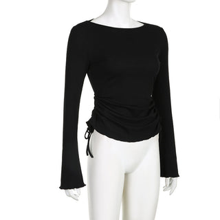 Basic Pleating Casual Top