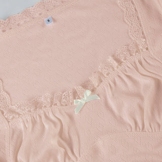 Love Texture Square Neck Top