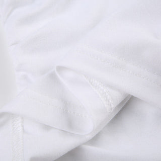 3D Bow Contrast Round Neck Top